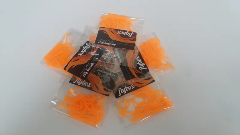 Flybox Squirmy Legs in Neon Orange